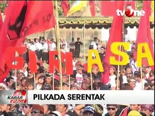 Aburizal Bakrie Hadiri Kampanye Pasangan Giriasa