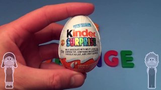 Kinder Surprise Egg Word Jumble! Spelling Colours! Lesson 1