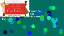 View The Ten Commandments For Business Failure Ebook The Ten Commandments For Business Failure Ebook