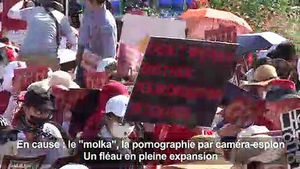 Séoul: manifestation contre la pornographie par caméras cachées