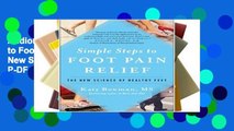 AudioEbooks Simple Steps to Foot Pain Relief: The New Science of Healthy Feet P-DF Reading