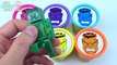 Cups Stacking Toys Play Doh Clay Hulk Colors Marvel Avengers Superheroes for Kids