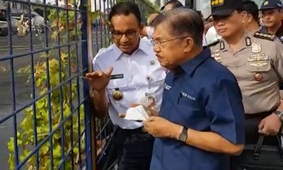 Wapres JK Pastikan Kali Sentiong Tak Berbau Lagi