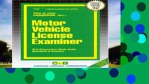 Access books Motor Vehicle License Examiner (Passbooks) free of charge
