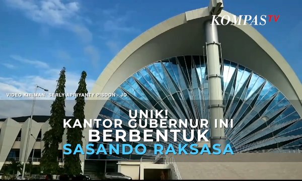 Unik! Kantor Gubernur Ini Berbentuk Sasando Raksasa