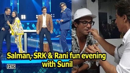 Salman, SRK & Rani fun evening with Sunil