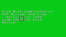 View Bisk Comprehensive CPA Review: Auditing   Attestation (CPA Comprehensive Exam Review.