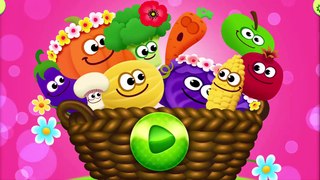 Baby Play & Learn Colors Shapes Sizes for Toddler & Preschooler Funny Food Kids Games by M