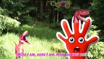 3D Dinosaur Animation Velociraptor Family Finger Family Nursery Rhymes By KidsW