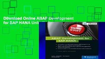 D0wnload Online ABAP Development for SAP HANA Unlimited