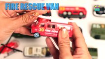 Army Vehicles and Emergency vehicles | Learning Vehicle Names | Vehicle Toys for Kids