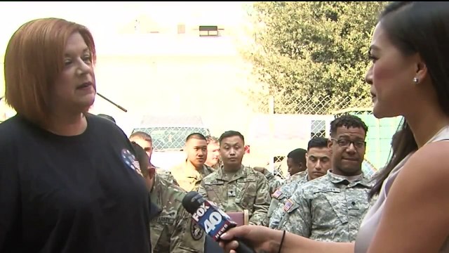 Motorcycle Club, National Guard Members Spruce Up Homes for Vets