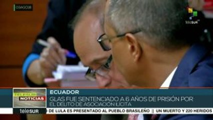 Ecuador: exvicepresidente Jorge Glas cumple 1 año detenido