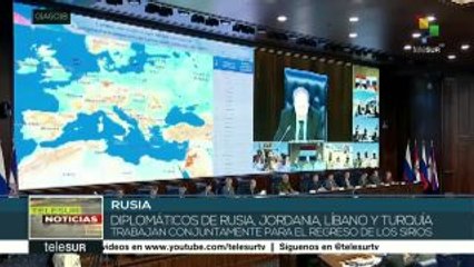 Rusia pide cooperación internacional para retorno de refugiados sirios
