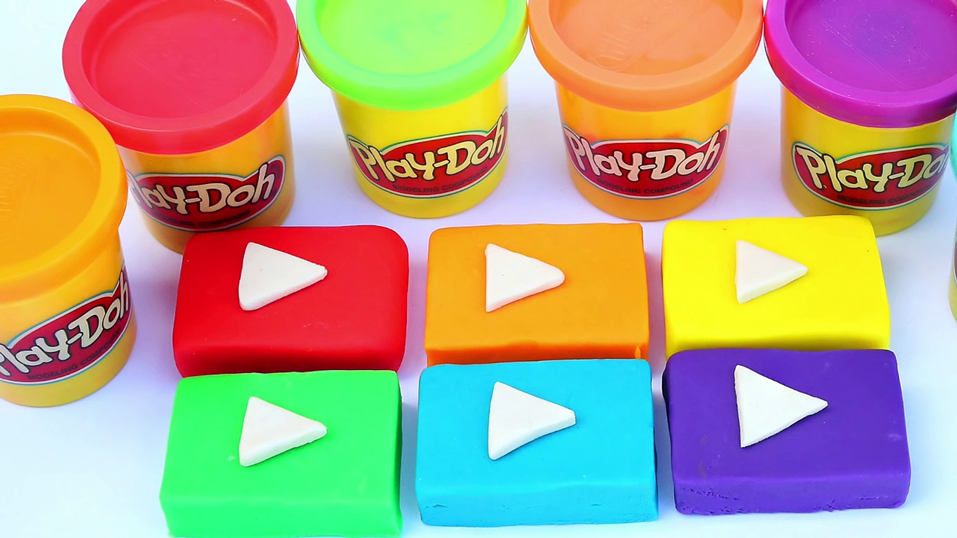 YouTube Play Buttons Play Doh Fun Kids Video