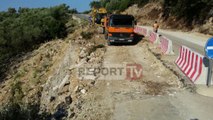 Vlorë, pas kronikës së Report TV, nis rehabilitimi i rrugës së dëmtuar në Lukovë