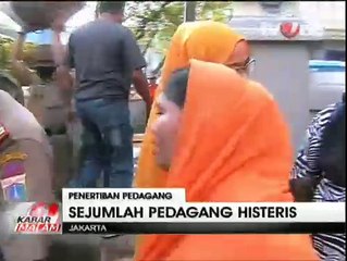 Penetiban PKL di Tanah Abang Kembali Ricuh