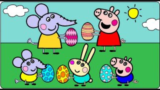 Peppa Pig Coloring Pages for Kids ► Peppa Pig Coloring Games ►Peppa and Friends Easter Col