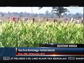 Bentrok 2 Desa di Bima, Puluhan Gubuk Warga Dibakar