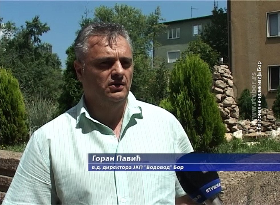 Od vikenda stabilno vodosnabdevanje u celom Boru, 4. avgust 2018. (RTV Bor)