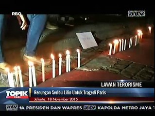 Garda NTT Gelar Malam 1000 Lilin untuk Paris di Monas