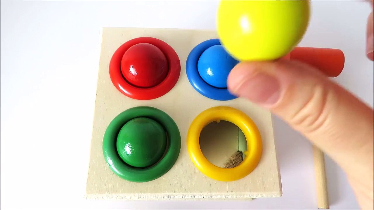 Baby toy learning video learn colors with wooden toys for babies toddlers preschoolers lea