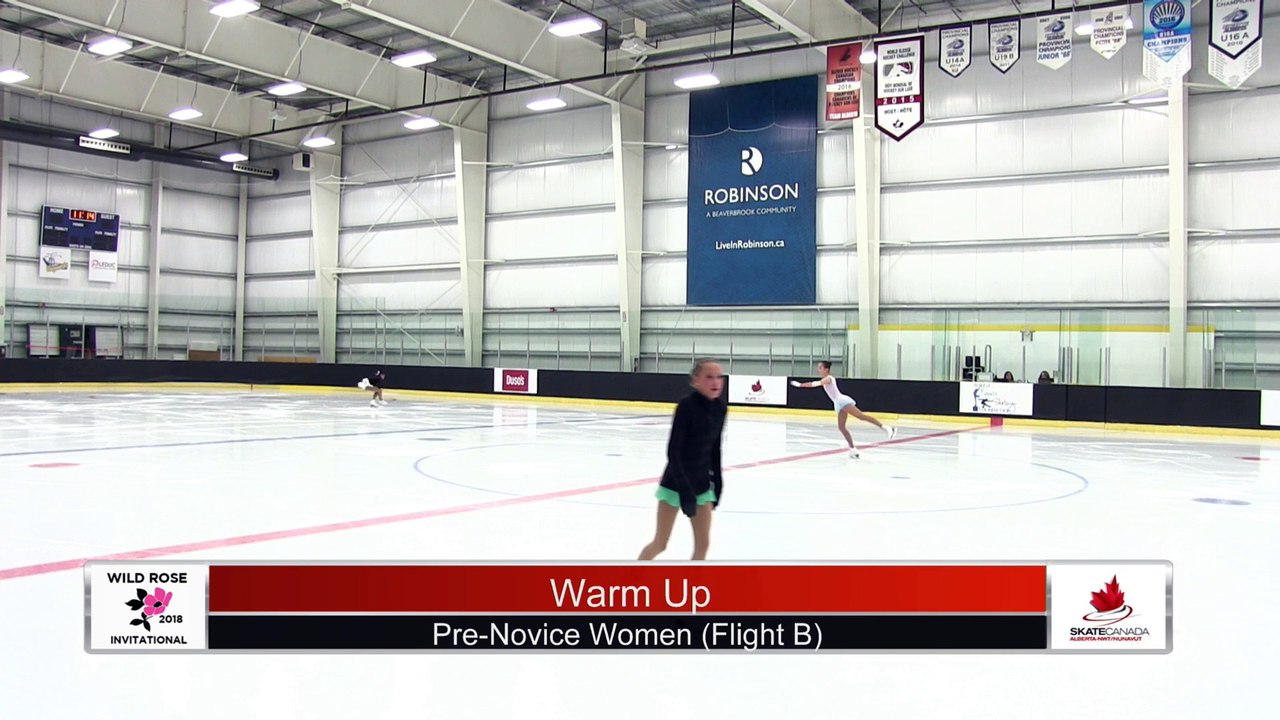 Pre-Novice Women Free Program - Flight B - 2018 Wild Rose Invitational- Robinsons Arena (8)