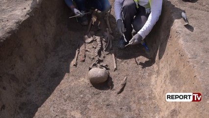 Report TV - Zbulohet siti më i madh arkeologjik në Shqipëri, Kumbaro: Janë punësuar 100 arkeologë