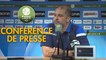 Conférence de presse AJ Auxerre - Gazélec FC Ajaccio (2-3) : Pablo  CORREA (AJA) - Albert CARTIER (GFCA) - 2018/2019
