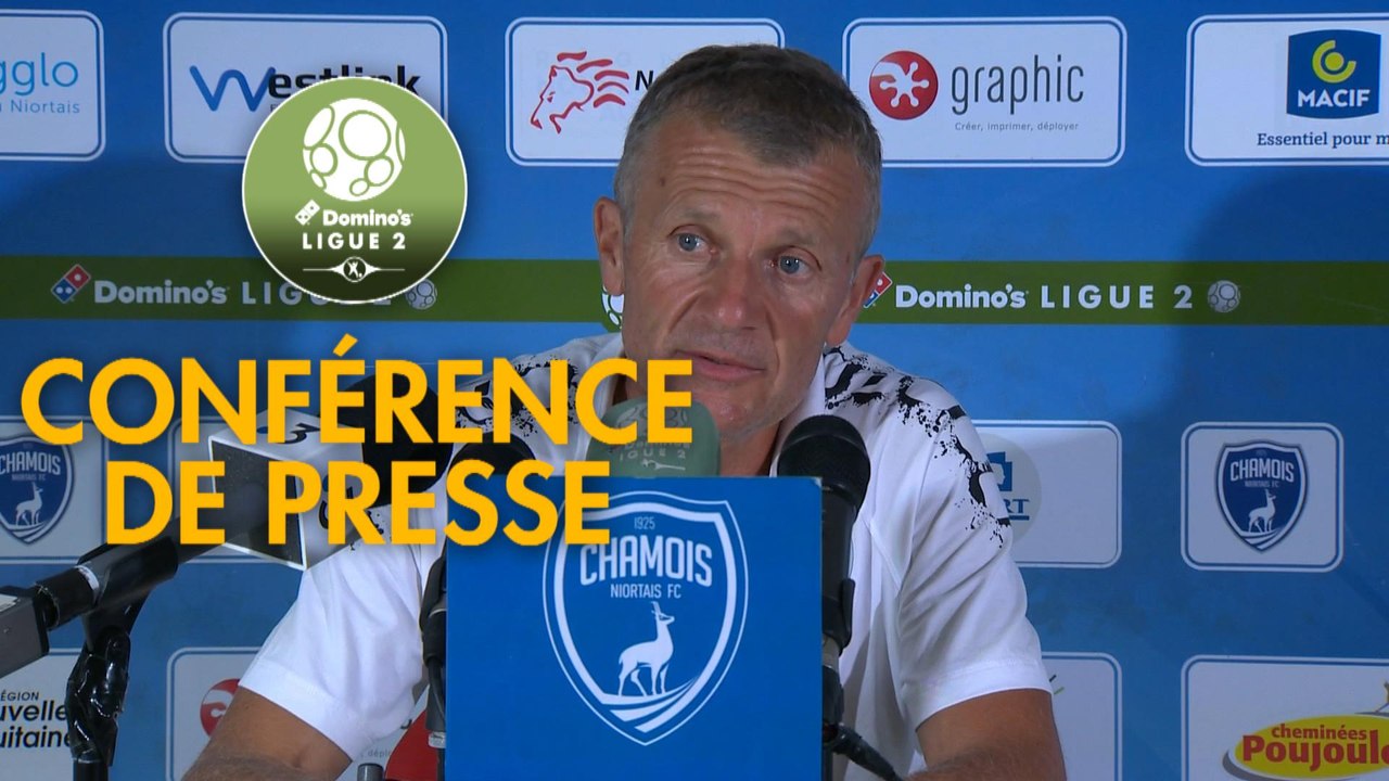 Conférence de presse Chamois Niortais - Clermont Foot (4-2) : Patrice LAIR (CNFC) - Pascal GASTIEN (CF63) - 2018/2019