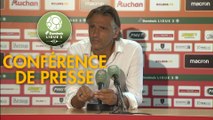 Conférence de presse RC Lens - Red Star  FC (1-0) : Philippe  MONTANIER (RCL) - Régis BROUARD (RED) - 2018/2019
