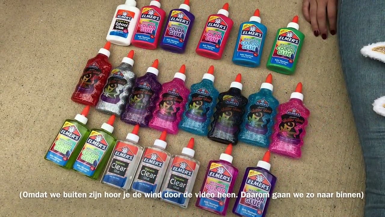 3 colors slime challenge doen in Amerika