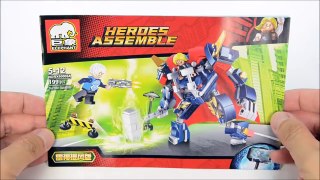 The Avengers Thor vs Loki Mechanical Suit w/ Quicksilver & Drax Unofficial LEGO Set Kids T