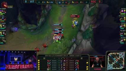 Team Vitality vs. Team ROCCAT Highlights - Week 5 - EU LCS - Summer