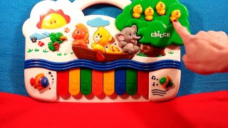 Chicco musical piano toy row row row your boat