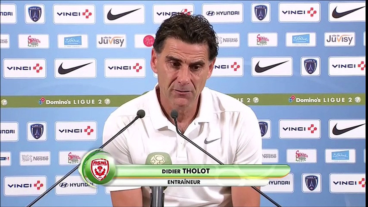 D. Tholot après Paris FC-Nancy