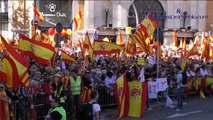 Más de 1,3 millón de pacíficos catalanes claman contra la 'traición' de separatistas y 'complices'