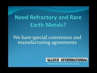 Get refractory and earth metals