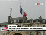 Bendera Setengah Tiang Berkibar di Istana Kepresiden Paris