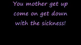 Disturbed down with the sickness lyrics