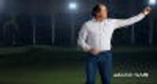Mickelson gracefully dodges golf balls in clothing ad