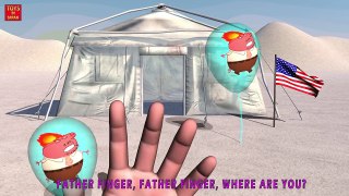 PEPPA PIG INSIDE OUT BALLOON Finger Family | Nursery Rhymes for Children | 3D Animation