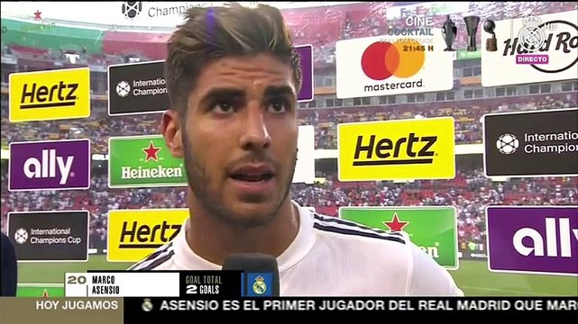 Marco Asensio valora la victoria del Real Madrid ante la Juventus