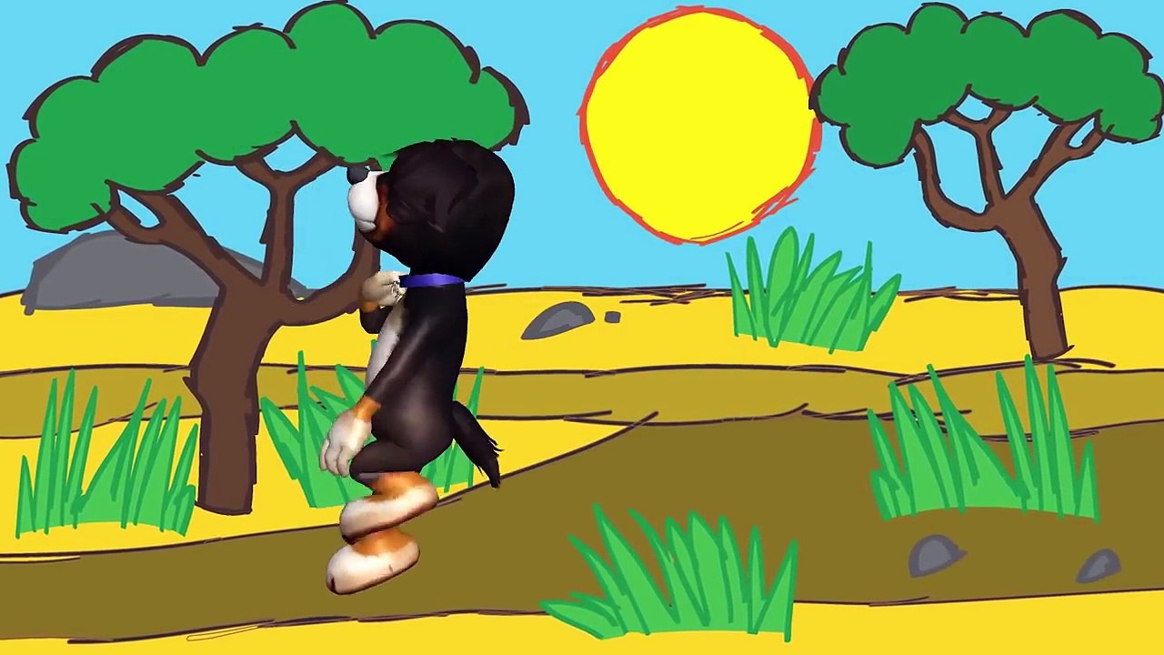★ Funny Doggie Finger Family Nursery Rhyme ★ 3D Daddy Finger Song for Kids, Toddlers & Bab