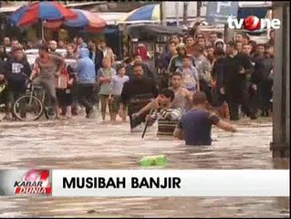 Banjir Lumpuhkan Jalan Utama di Gaza