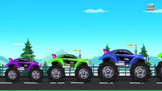 monster truck | finger family song | nursery rhyme