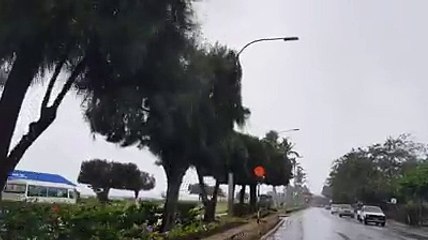 Drive a long Vuna Road a few minutes ago! Stay indoors everyone and keep your families safe. God bless our Kingdom! #cyclonegita #publicawareness