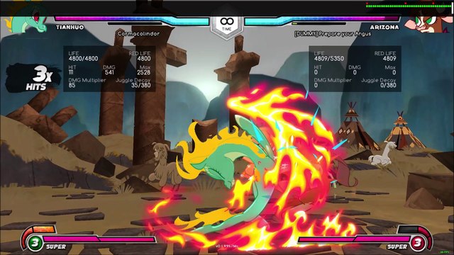 Tianhuo 2528 damage for 3 meter