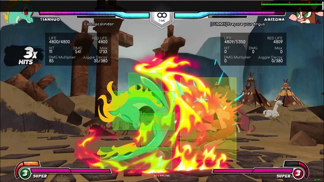 Tianhuo 2310 damage for 2 meter