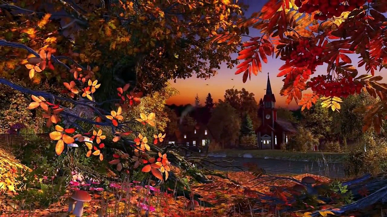 Autumn Wonderland 3D Screensaver